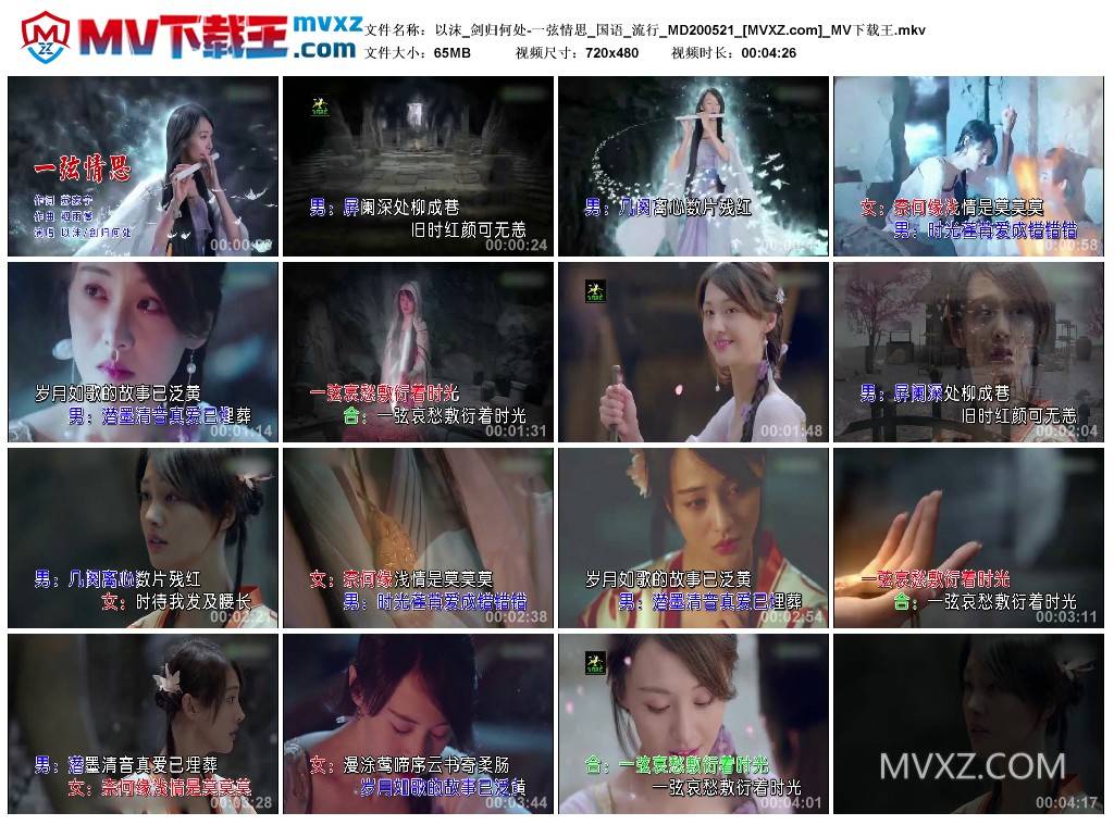 以沫_剑归何处-一弦情思_国语_流行_MD200521